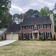 Roof cleaning on Cumberland Ct in Alpharetta, GA 2